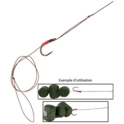 BAS DE LIGNE SILURE UNICAT ADJUSTABLE PELLET RIG