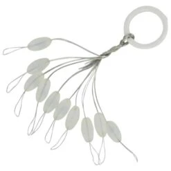 STOP FLOAT SILURE BLACK CAT SILICON STOPPER - OVAL